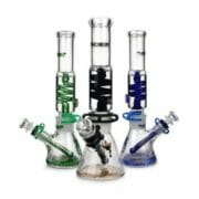 PHOENIX STAR Beaker Bong 7mm Thick Freezable Coil 12 Inches