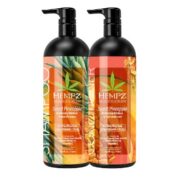 Sweet Pineapple & Honey Melon Shampoo & Conditioner Set with Vegan Biotin + Vitamin C for Thin/Fine Hair