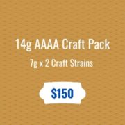 14g AAAA Craft Pack – 7g x 2 Different Strains togo weed