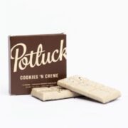 POTLUCK – INFUSED CHOCOLATE – COOKIES & CREAM – 300MG THC grasslife